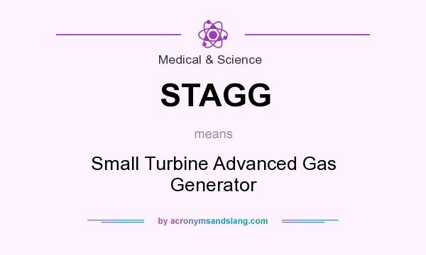 What does STAGG mean? It stands for Small Turbine Advanced Gas Generator