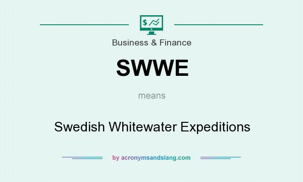 What does SWWE mean? It stands for Swedish Whitewater Expeditions