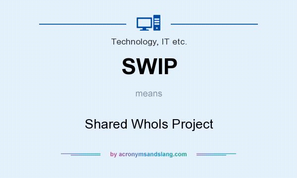 What does SWIP mean? It stands for Shared WhoIs Project
