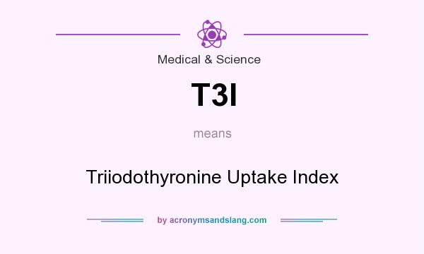 What does T3I mean? It stands for Triiodothyronine Uptake Index