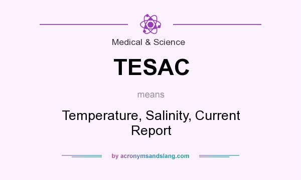 What does TESAC mean? It stands for Temperature, Salinity, Current Report