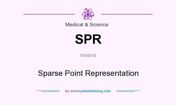 What does SPR mean? It stands for Sparse Point Representation