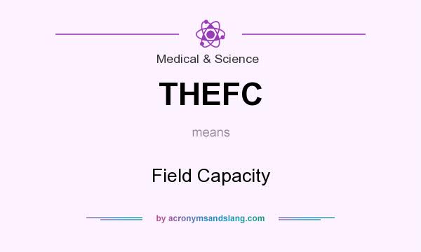 What does THEFC mean? It stands for Field Capacity