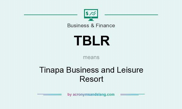 What does TBLR mean? It stands for Tinapa Business and Leisure Resort