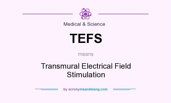 What does TEFS mean? It stands for Transmural Electrical Field Stimulation