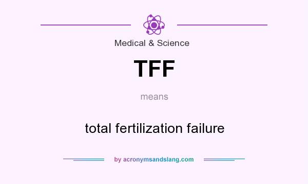 What does TFF mean? It stands for total fertilization failure