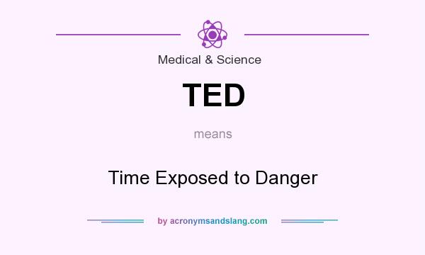 What does TED mean? It stands for Time Exposed to Danger