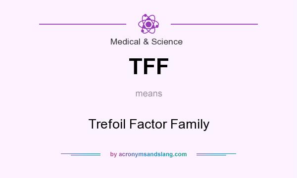 What does TFF mean? It stands for Trefoil Factor Family