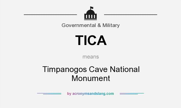 What does TICA mean? It stands for Timpanogos Cave National Monument