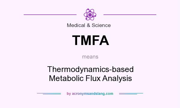 What does TMFA mean? It stands for Thermodynamics-based Metabolic Flux Analysis