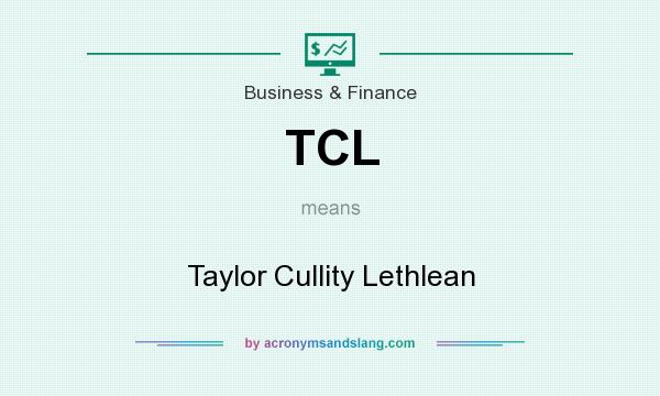 What does TCL mean? It stands for Taylor Cullity Lethlean