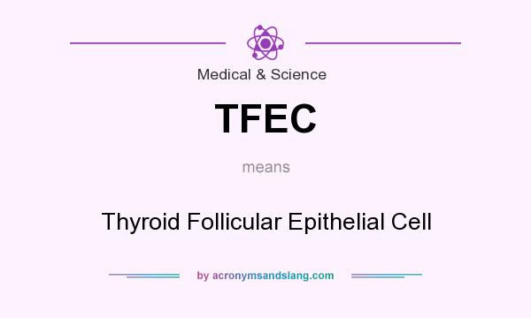 What does TFEC mean? It stands for Thyroid Follicular Epithelial Cell