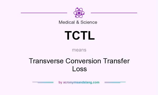 What does TCTL mean? It stands for Transverse Conversion Transfer Loss