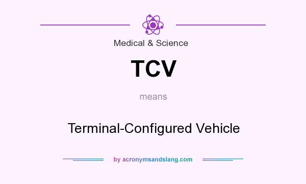 What does TCV mean? It stands for Terminal-Configured Vehicle