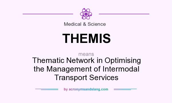 What does THEMIS mean? It stands for Thematic Network in Optimising the Management of Intermodal Transport Services