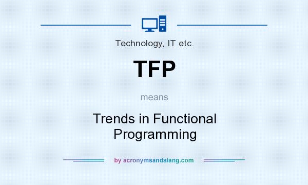 What does TFP mean? It stands for Trends in Functional Programming