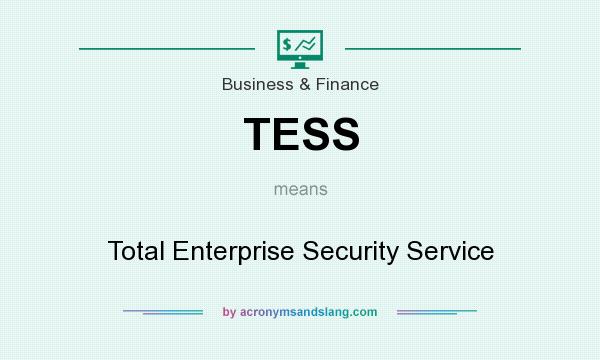 What does TESS mean? It stands for Total Enterprise Security Service