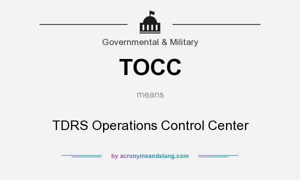 What does TOCC mean? It stands for TDRS Operations Control Center