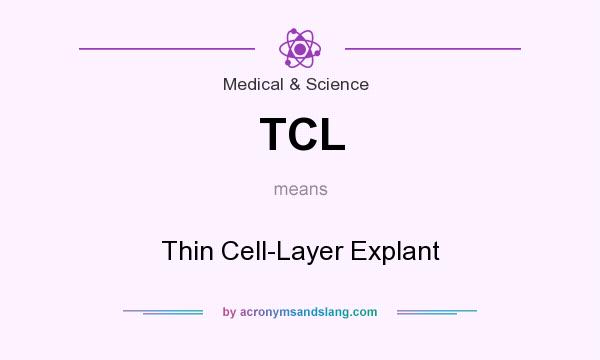 What does TCL mean? It stands for Thin Cell-Layer Explant