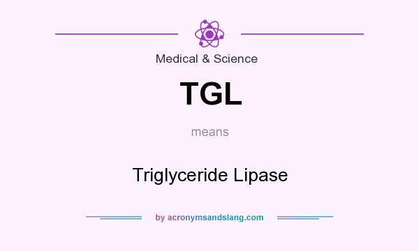 What does TGL mean? It stands for Triglyceride Lipase