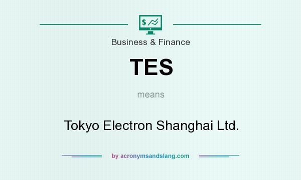 What does TES mean? It stands for Tokyo Electron Shanghai Ltd.