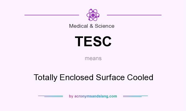 What does TESC mean? It stands for Totally Enclosed Surface Cooled
