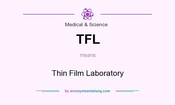 What does TFL mean? It stands for Thin Film Laboratory