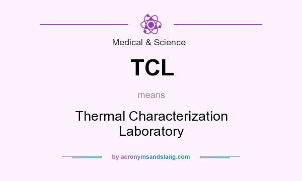 What does TCL mean? It stands for Thermal Characterization Laboratory