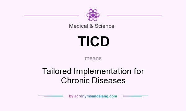What does TICD mean? It stands for Tailored Implementation for Chronic Diseases