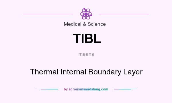 What does TIBL mean? It stands for Thermal Internal Boundary Layer
