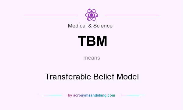 What does TBM mean? It stands for Transferable Belief Model