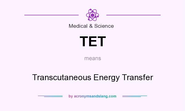 What does TET mean? It stands for Transcutaneous Energy Transfer