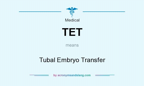 What does TET mean? It stands for Tubal Embryo Transfer
