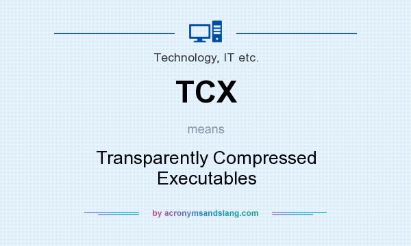 What does TCX mean? It stands for Transparently Compressed Executables