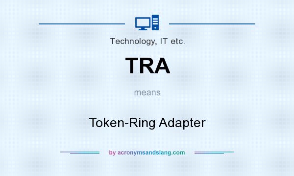 What does TRA mean? It stands for Token-Ring Adapter