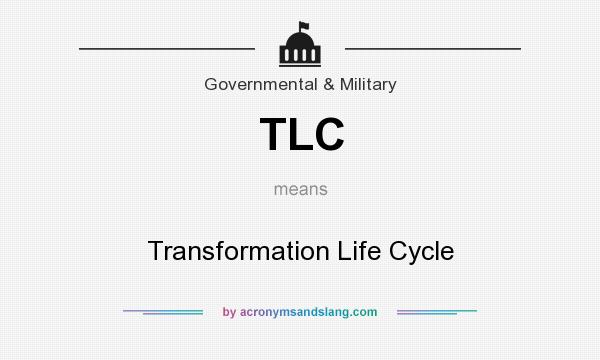 What does TLC mean? It stands for Transformation Life Cycle