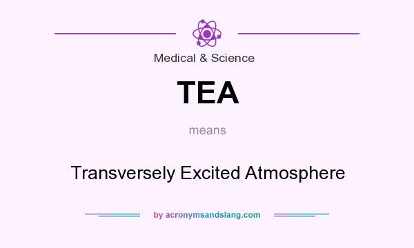 What does TEA mean? It stands for Transversely Excited Atmosphere