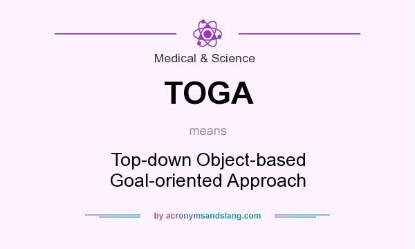 What does TOGA mean? It stands for Top-down Object-based Goal-oriented Approach