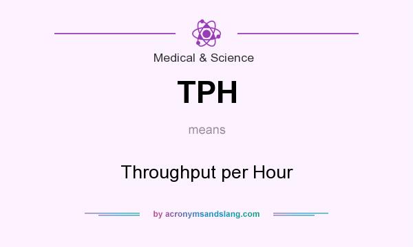 What does TPH mean? It stands for Throughput per Hour
