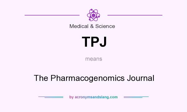 What does TPJ mean? It stands for The Pharmacogenomics Journal