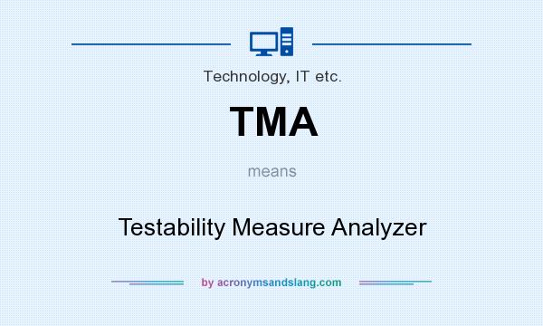 What does TMA mean? It stands for Testability Measure Analyzer