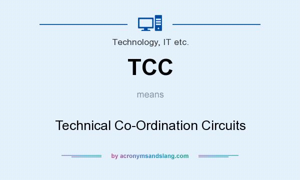 What does TCC mean? It stands for Technical Co-Ordination Circuits