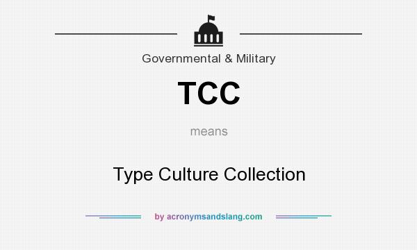 What does TCC mean? It stands for Type Culture Collection