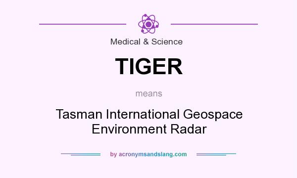 What does TIGER mean? It stands for Tasman International Geospace Environment Radar