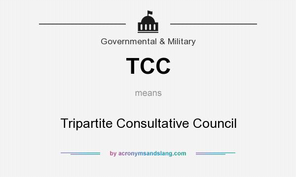 What does TCC mean? It stands for Tripartite Consultative Council