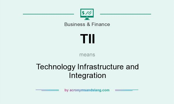 What does TII mean? It stands for Technology Infrastructure and Integration