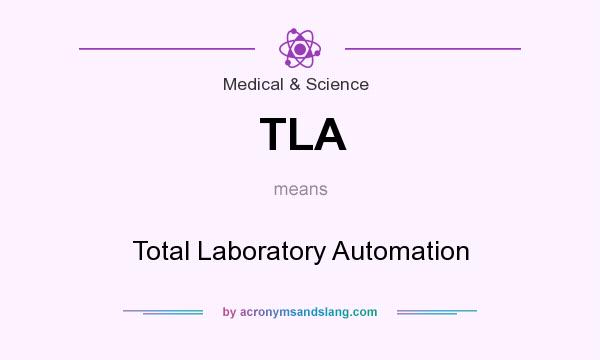 What does TLA mean? It stands for Total Laboratory Automation