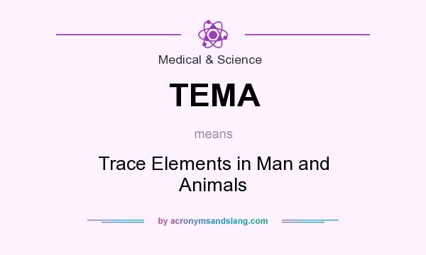 What does TEMA mean? It stands for Trace Elements in Man and Animals