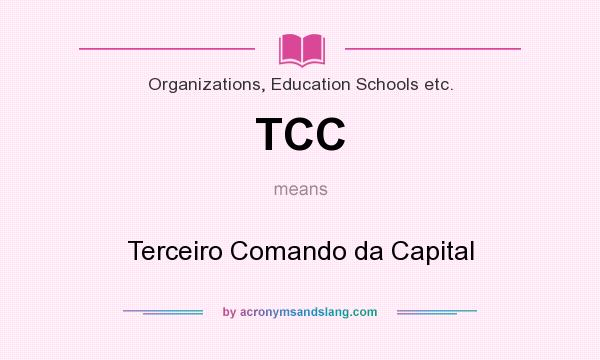What does TCC mean? It stands for Terceiro Comando da Capital