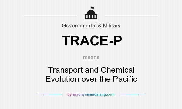 What does TRACE-P mean? It stands for Transport and Chemical Evolution over the Pacific